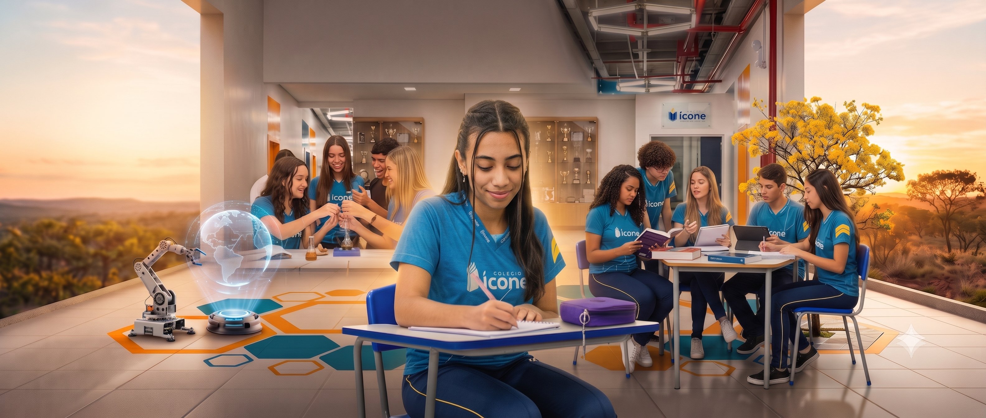 Alunos do Colégio Ícone