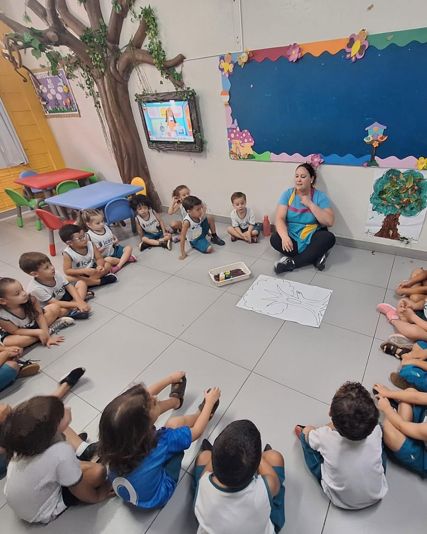 Alunos da Educação Infantil do Colégio Ícone