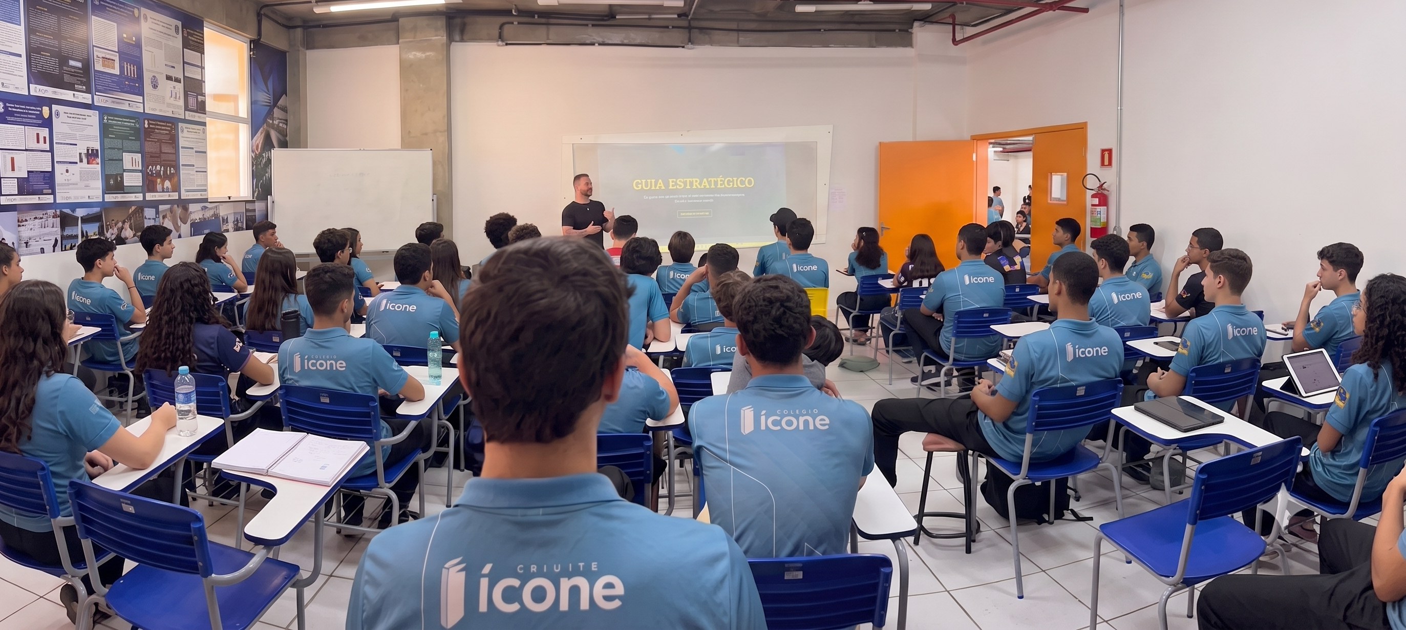 Sala de aula do Colégio Ícone